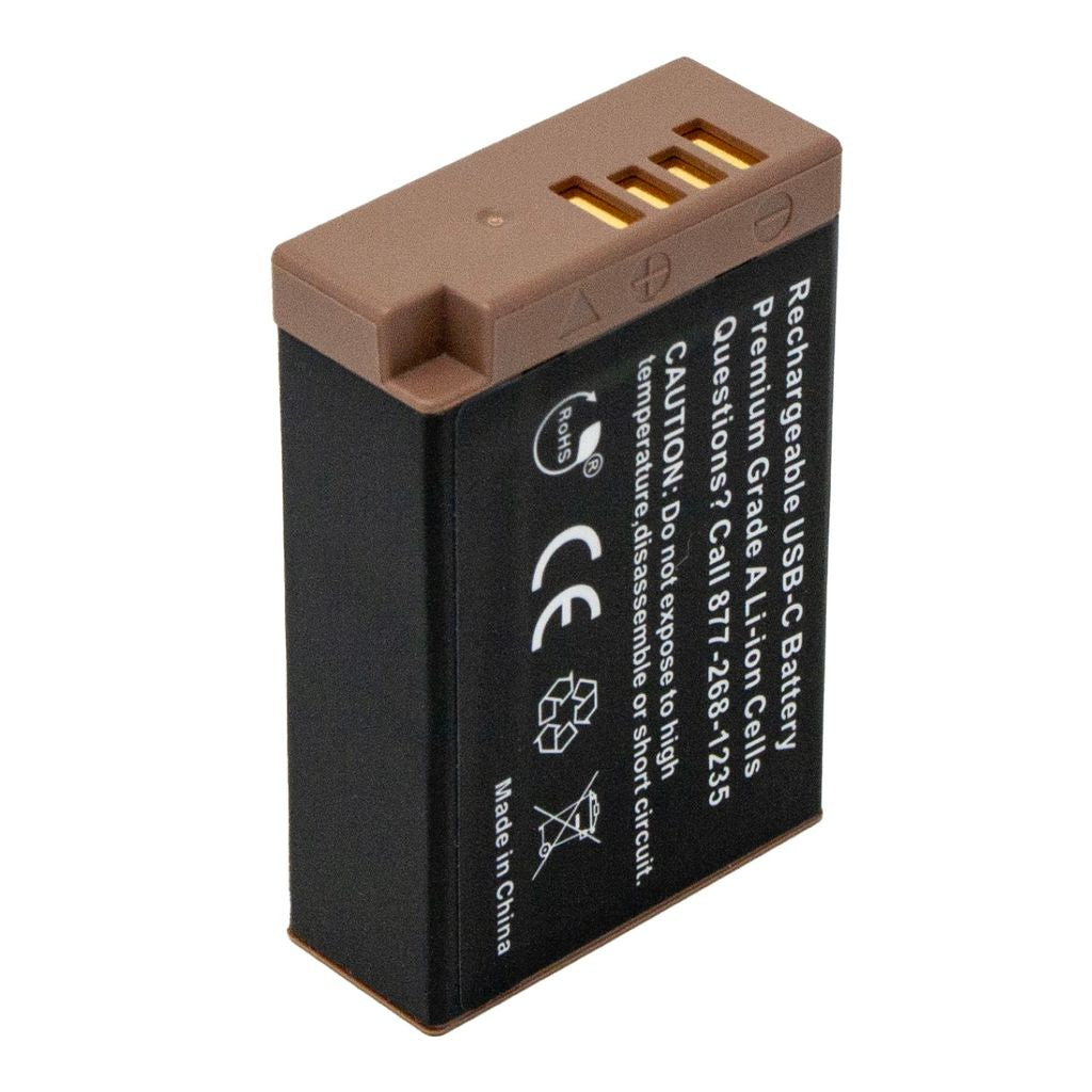 Canon LP-E17 Battery with built-in USB-C fast charging (includes USB-C Cable)