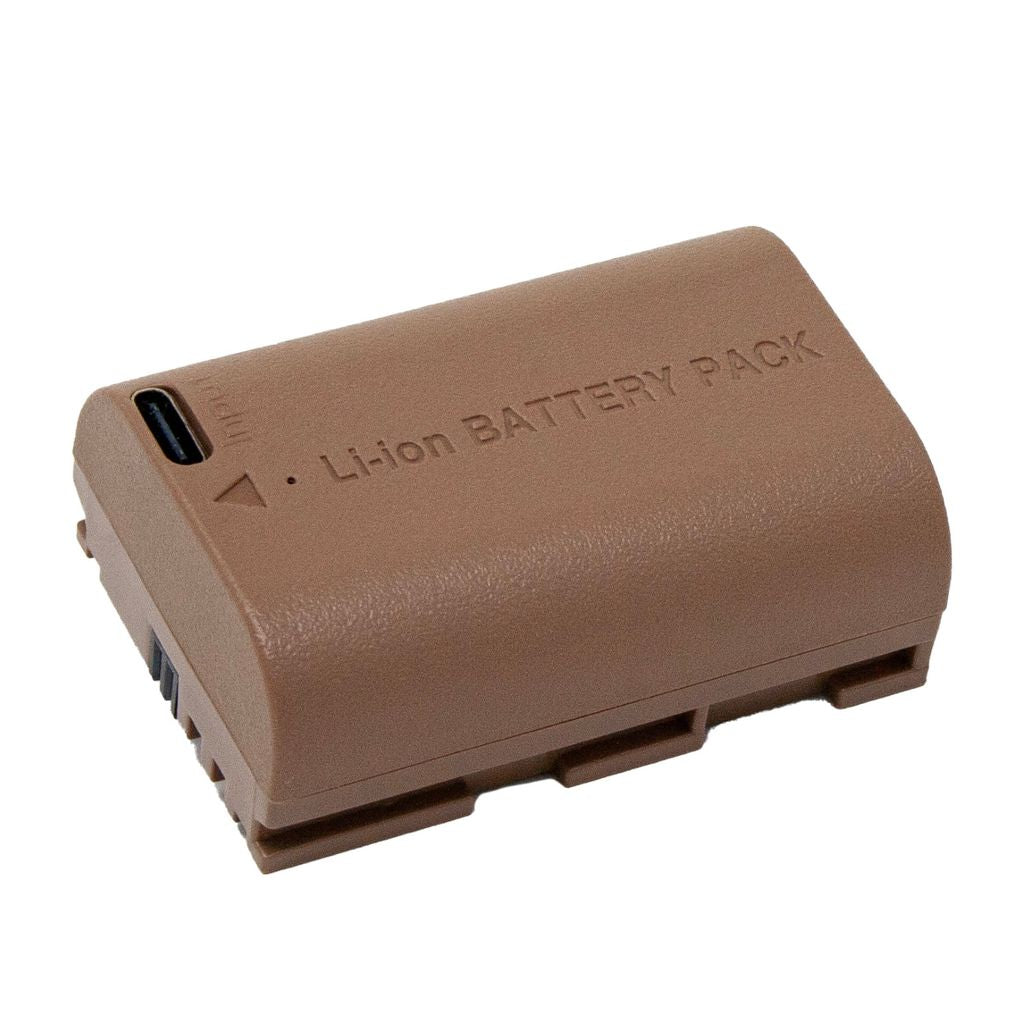 Canon LP-E6 Battery with built-in USB-C fast charging (includes USB-C Cable)