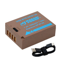 Fujifilm NP-W126, NP-W126S Battery with USB Fast Charging by Wasabi Power