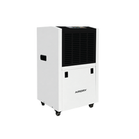 AIRDRY 60L Portable Commercial Dehumidifier – 60–120m² | 850W | 850m³/h Airflow | Heavy-Duty Caster Wheels