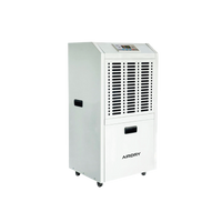 AIRDRY 90L Portable Commercial Dehumidifier – 100–180m² | 1.6kW | 1,200m³/h Airflow | Heavy-Duty Caster Wheels