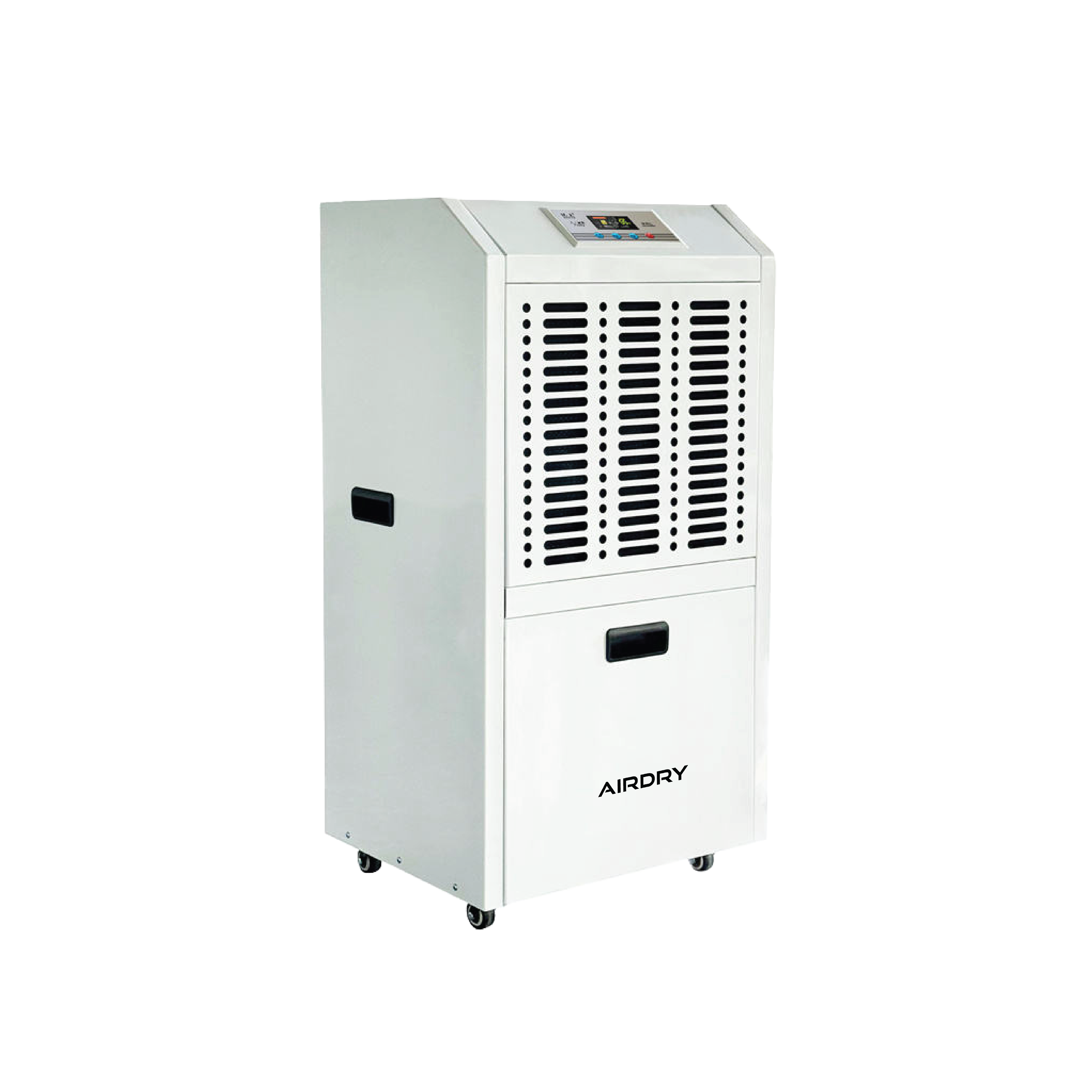 AIRDRY 138L Portable Commercial Dehumidifier – 160–220m² | 2.1kW | 1,200m³/h Airflow | Heavy-Duty Caster Wheels