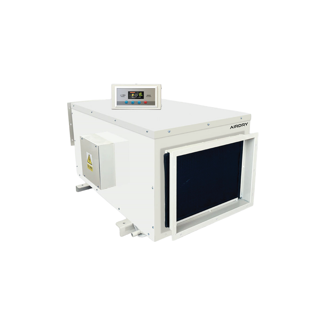 AIRDRY 158L Ceiling Commercial Dehumidifier – 150–220m² | 2.6kW | 1,200m³/h Airflow | Digital Control Panel
