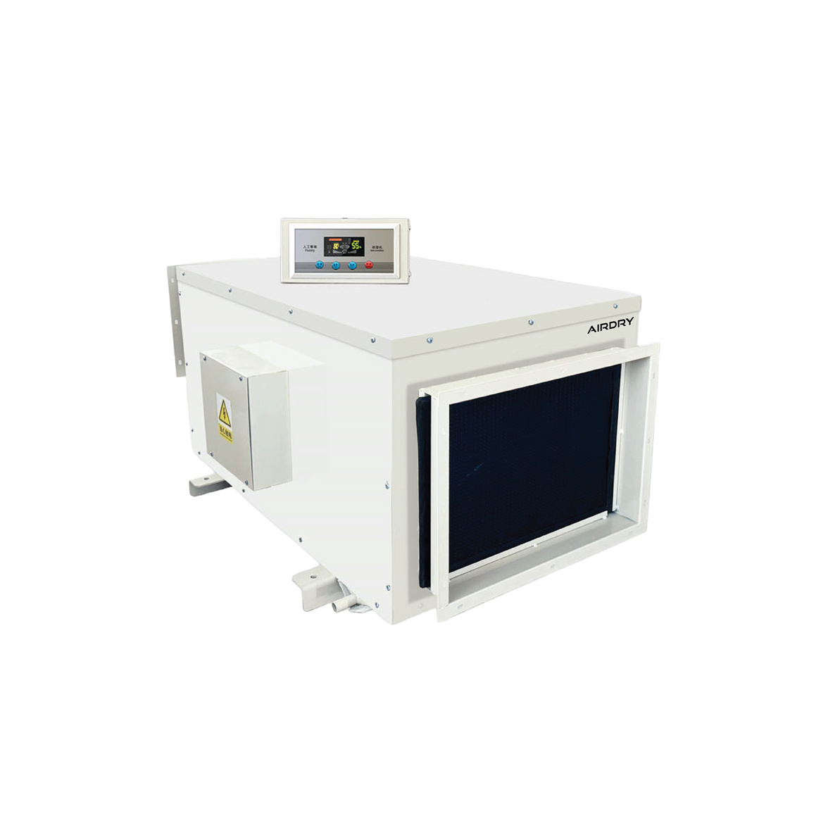 AIRDRY 488L Ceiling Commercial Dehumidifier – 600–1,000m² | 9.8kW | 5,600m³/h Airflow | Digital Control Panel
