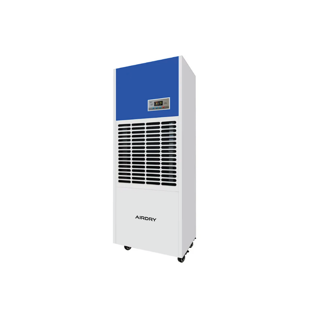 AIRDRY 288L Floor Standing Industrial Dehumidifier – 288L/Day | 400–500m² | 3000m³/h Airflow | 380V