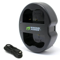 Nikon EN-EL3e 2 Batteries + Dual USB Charger