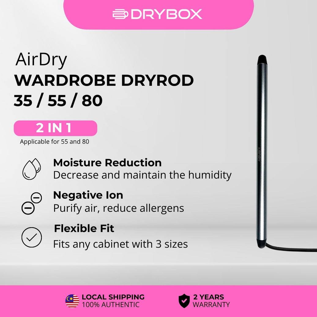 AIRDRY Dehumidifier Wardrobe Dry Rod