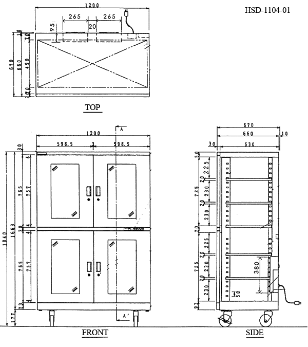 1160L Totech Super Dry Cabinet